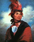 Gilbert Charles Stuart Portrait of Joseph Brant Norge oil painting reproduction